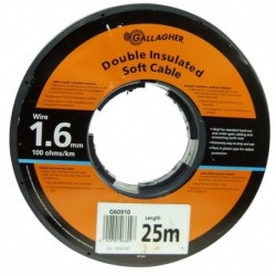 Cable doble aislado R-25 m. (1,6)