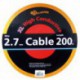 Cable doble aislado 200 m. 2,7 mm.