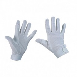 Guantes de equitación blancos