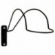 Colgador metálico de cascos