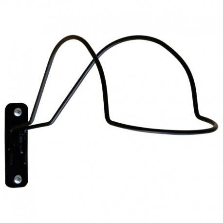 Colgador metálico de cascos