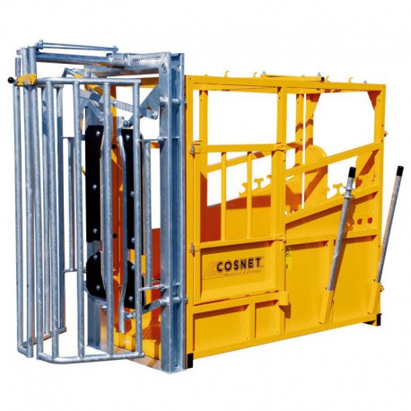 Potro de contención con puerta francesa