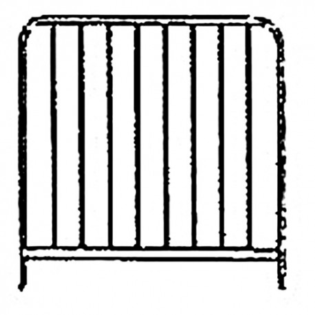 Reja superior de puerta box