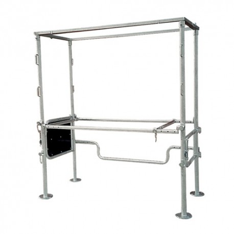 Potro para exploración de caballos 2 puertas