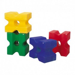 Cubo de plástico para obstáculos