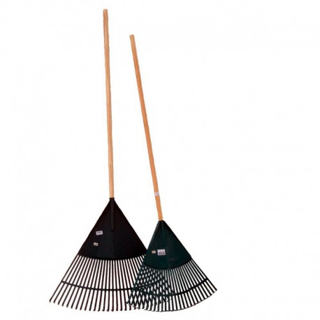 Rastrillo triangular 60 cm de ancho con palo