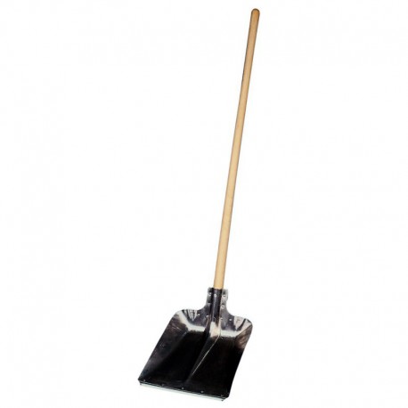 Pala de aluminio reforzada 36 cm con palo