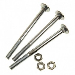 Tornillo pasante cincado 8 x 110 mm