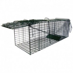 Jaula de captura plegable gatos 94 x 31 x 31 cm