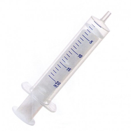 Jeringa Monoject 2 cuerpos 20 ml (100 ud)