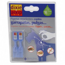 Pipetas repelentes de parásitos de perros (2 ud)