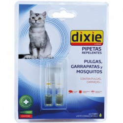 Pipetas repelentes de parásitos de gatos (2 ud)