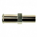 Conector metálico jeringa o dardo