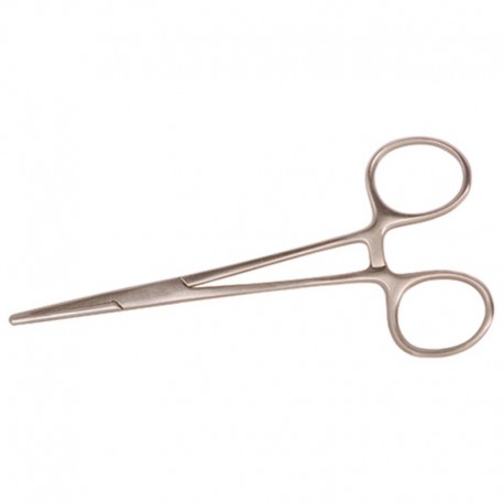 Pinza recta para pelos de oídos 14 cm
