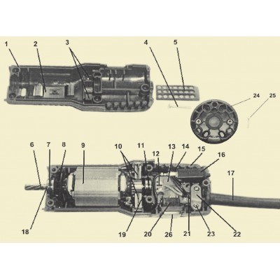 Despiece motor KOMBI RS ovino - vacuno