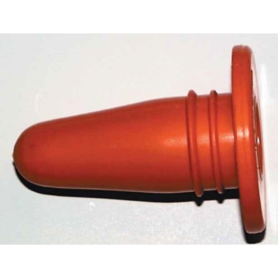 Tapón pezonera plástico naranja