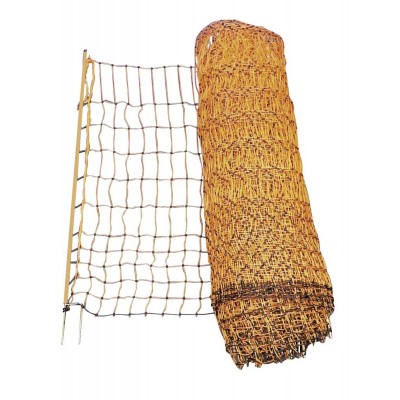 Malla electrificable para conejos / gallinas 112 cm. alto y 50 m 