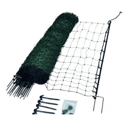 Malla electrificable para gallinas 112 cm. alto y 50 m.