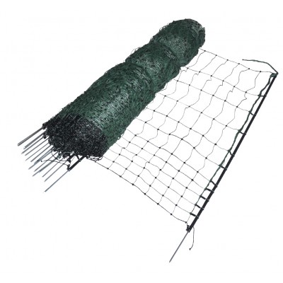 Malla electrificable para gallinas 112 cm. alto y 50 m.