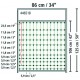 Puerta para mallas de 95 a 125 cm. altura