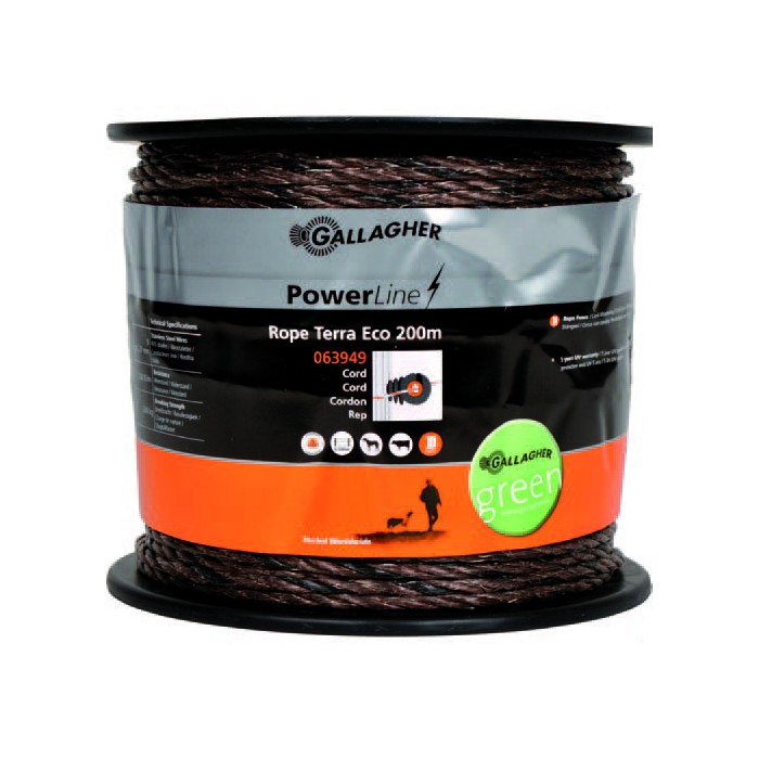 Cordón PowerLine Rope Terra Eco 200 m.