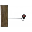 Aislador de rosca madera XDI de 18 cm - 10 UD.