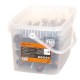 Aislador 20 cm rosca/mad. 100u