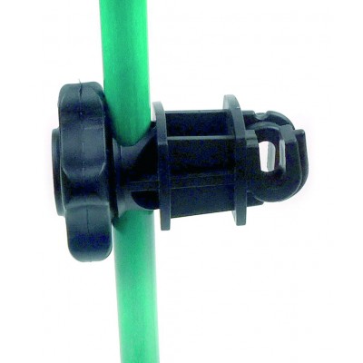 Aislador de varilla de 12 mm negro 25 UD.