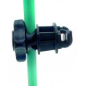 Aislador de varilla de 12 mm negro 25 UD.