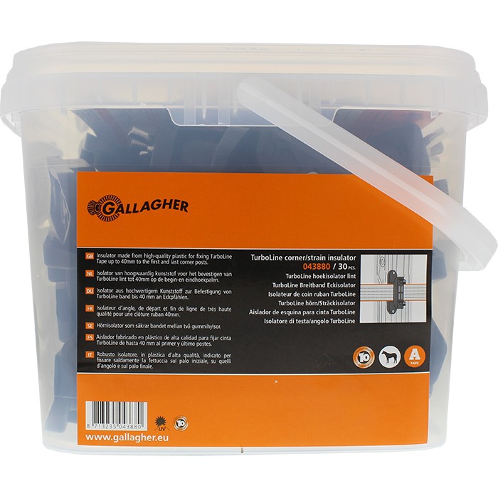Aislador de esquina para cinta 4 cm-cubo 30 uds.