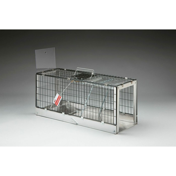 Jaula de captura plegable gatos 76,6 x 27 x 30 cm