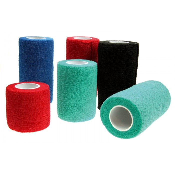 Vendas cohesivas de 7.5 cm. roja