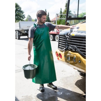 Delantal de trabajo verde