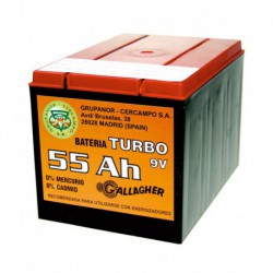 Pila de 55 Ah. 9 V.