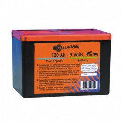 Pila de 120 Ah. 9V.