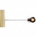 Aislador rosca madera de 18 cm XDI - 10 UD.