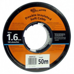 Cable doble aislado R-50 m. (1.6)